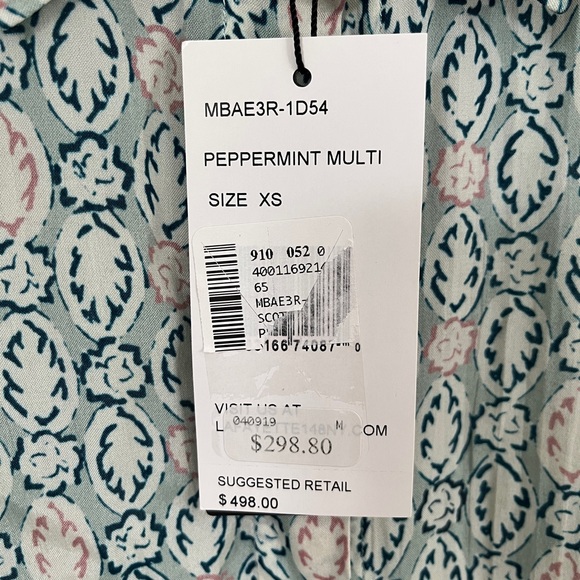 Lafayette 148 silk/viscose blouse NWT - Picture 2 of 3